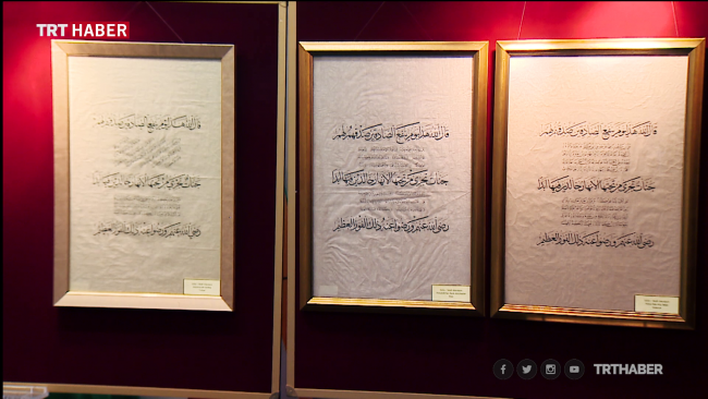 11. Uluslararası Hat Yarışması'nda ödüller sahiplerini buldu